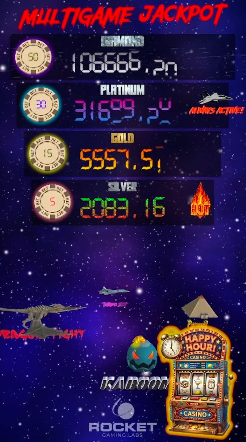 Ad Astra multigame jackpot overview